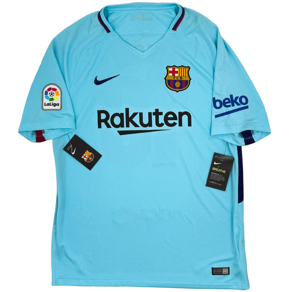 2017-18 Barcelona Uit Shirt Messi - Oldschool Voetbalshirts