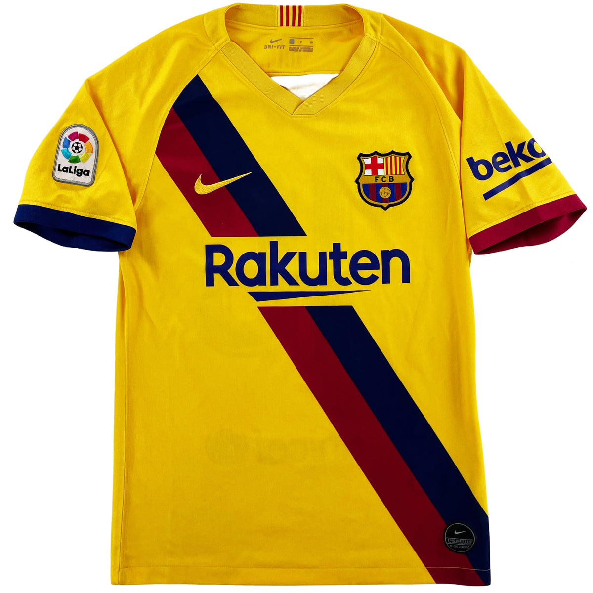 2019-20 Barcelona Uit Shirt Messi - Oldschool Voetbalshirts
