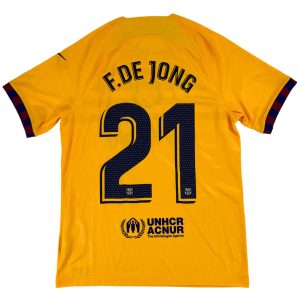 2022-23 Barcelona Vierde Shirt F. De Jong - 10/10 - (M) - Oldschool Voetbalshirts