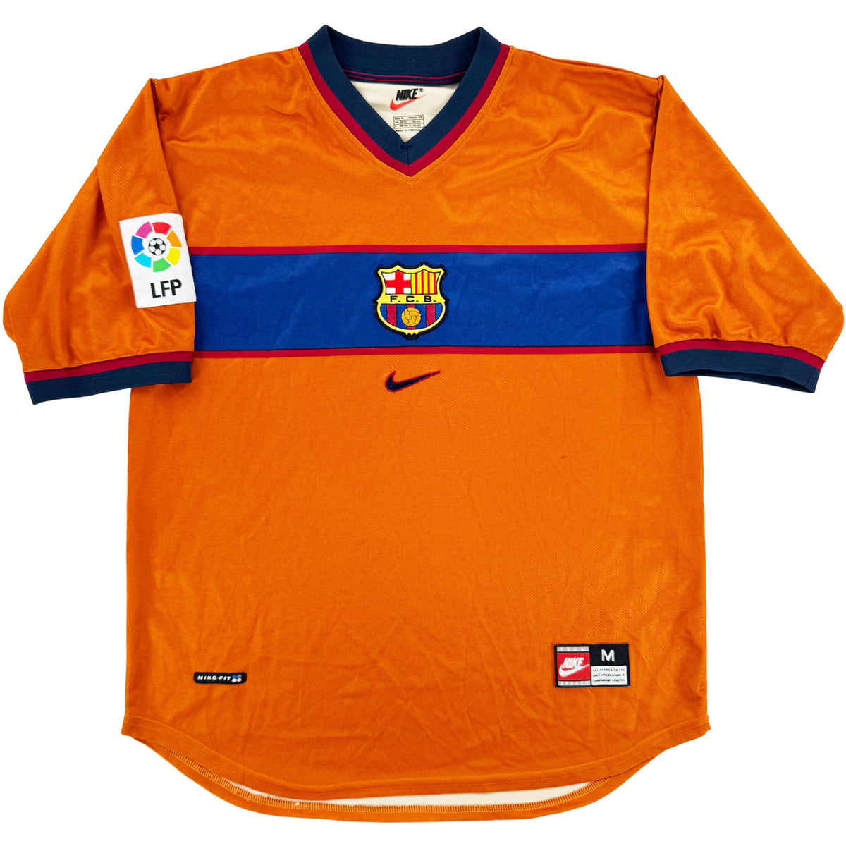 1998-00 Barcelona Derde Shirt - 9/10 - (M) - Oldschool Voetbalshirts