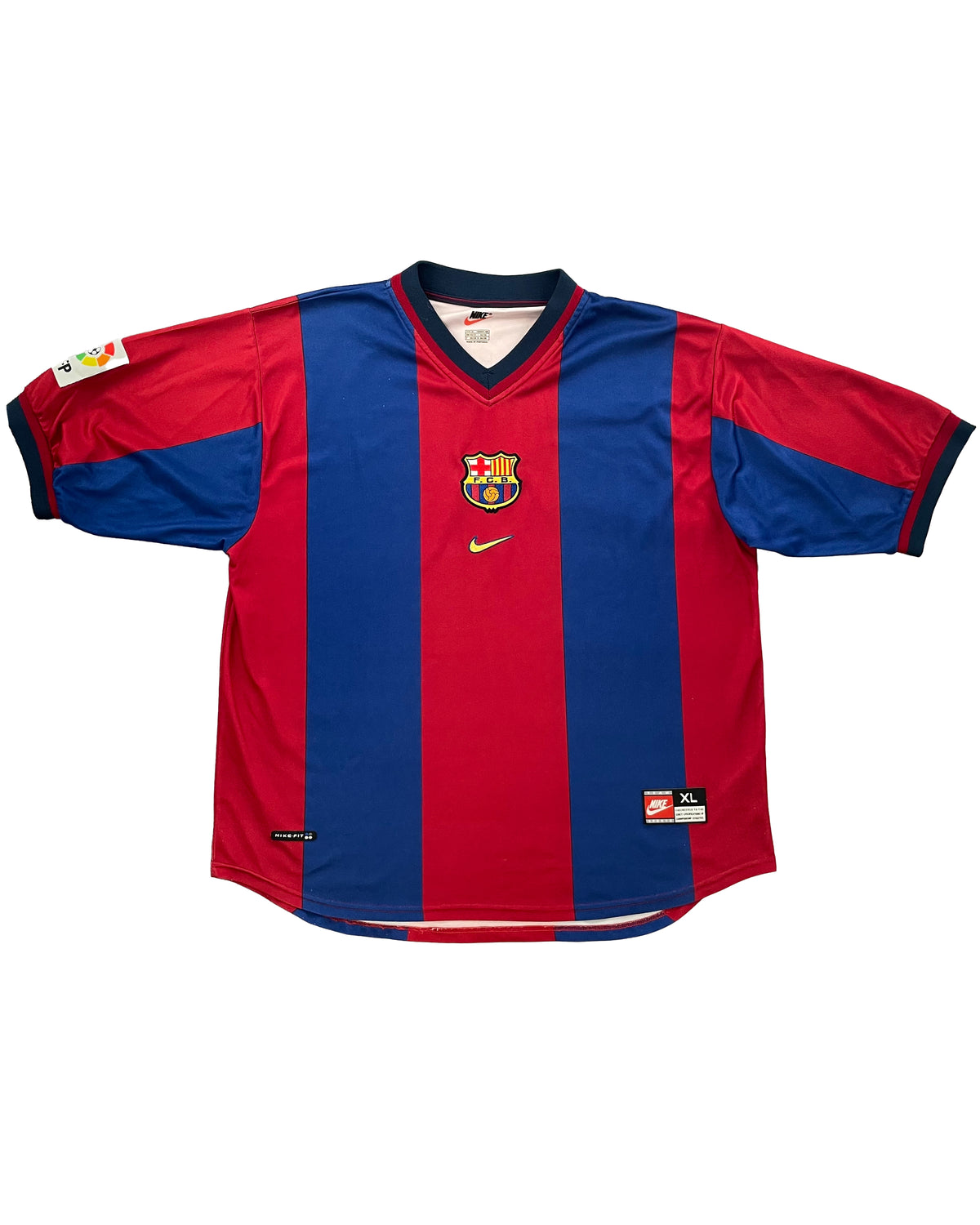 Barcelona - Home Shirt - 1998/99 - Size XL - 8/10