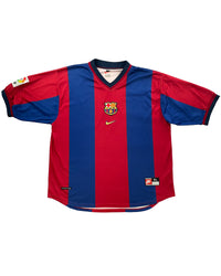 Barcelona - Home Shirt - 1998/99 - Size XL - 8/10