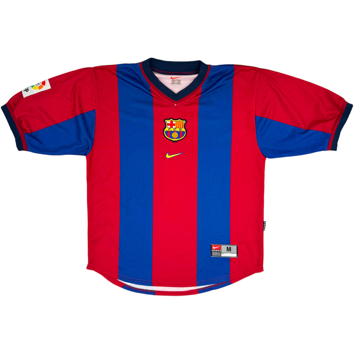 1998-99 Barcelona Thuis Shirt Rivaldo - Oldschool Voetbalshirts