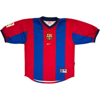 1998-99 Barcelona Thuis Shirt Rivaldo - Oldschool Voetbalshirts