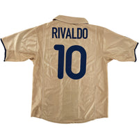2001-03 Barcelona Uit Shirt Rivaldo - Oldschool Voetbalshirts