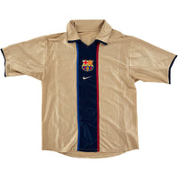 2001-03 Barcelona Uit Shirt Rivaldo - Oldschool Voetbalshirts