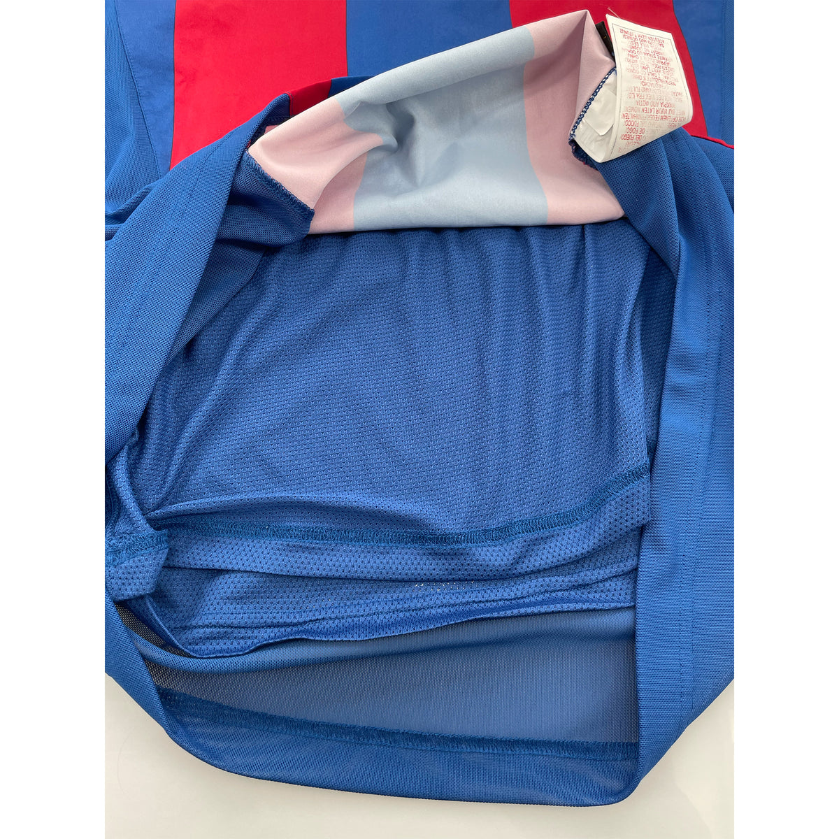 2002-03 Barcelona Player Issue Thuis Shirt - Oldschool Voetbalshirts