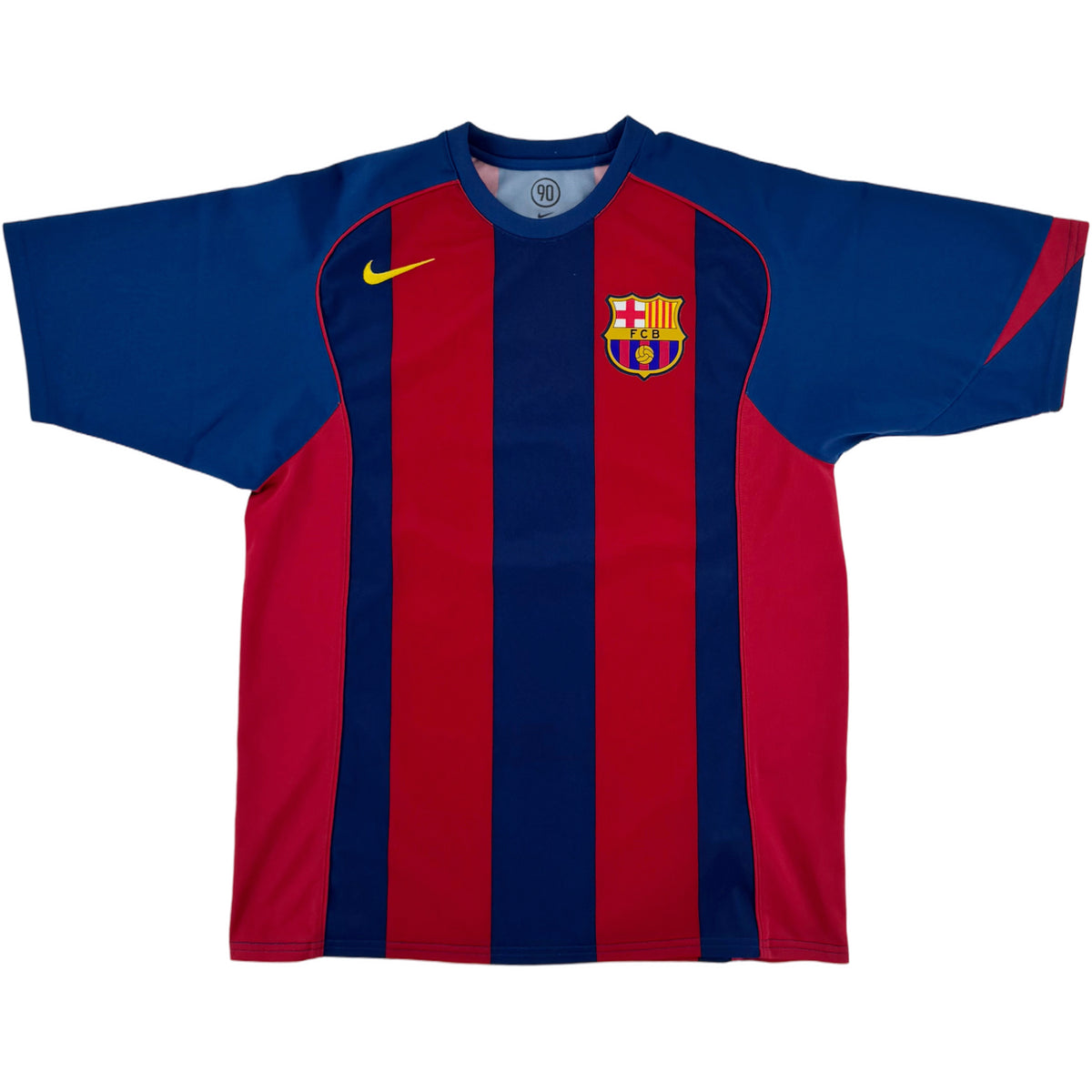 2004-05 Barcelona Thuis Shirt Ronaldinho - Oldschool Voetbalshirts