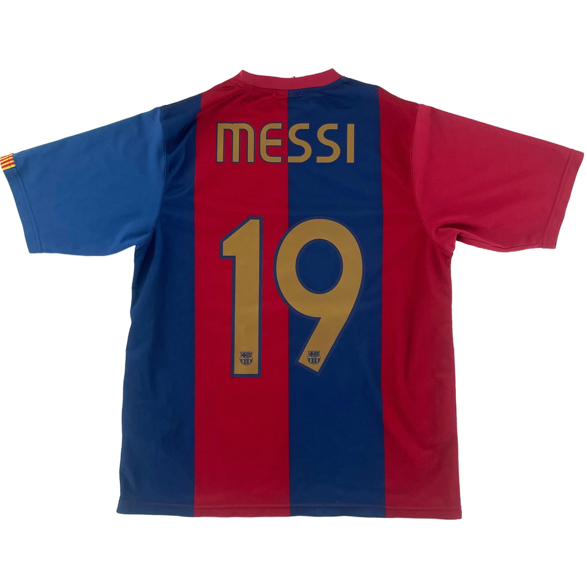 2006-07 Barcelona Thuis Shirt Messi - Oldschool Voetbalshirts