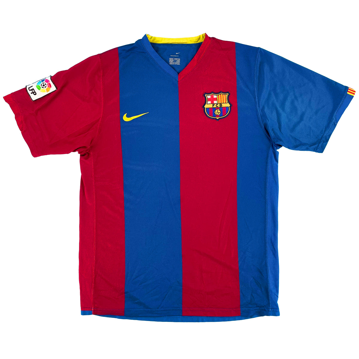 2006-07 Barcelona Thuis Shirt - 8/10 - (M) - Oldschool Voetbalshirts
