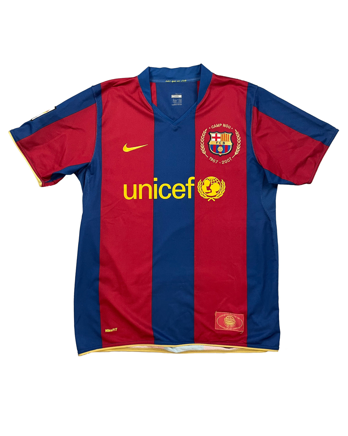 Barcelona - Home Shirt - 2007/08 - Size M