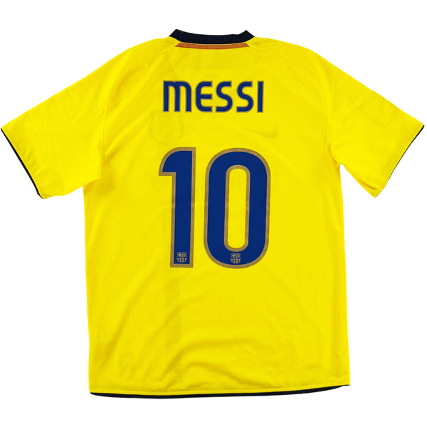 2008-10 Barcelona Uit Shirt Messi - Oldschool Voetbalshirts