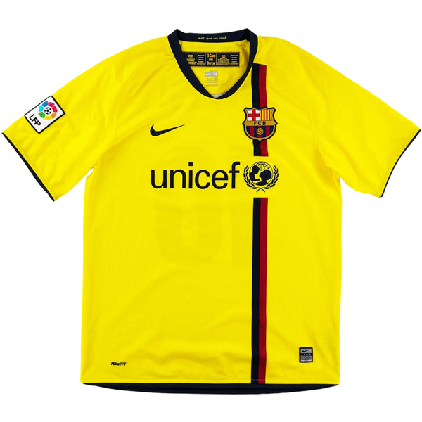 2008-10 Barcelona Uit Shirt Messi - Oldschool Voetbalshirts