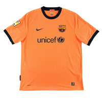 2009-11 Barcelona Uit Shirt - 8/10 - (XL) - Oldschool Voetbalshirts