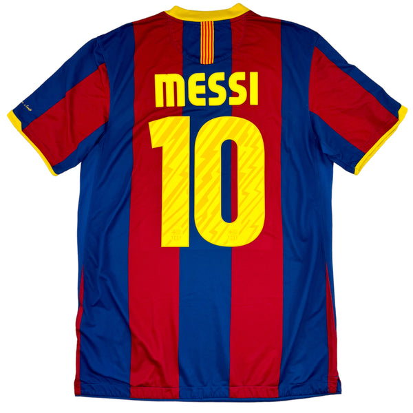 2010-11 Barcelona Thuis Shirt Messi - Oldschool Voetbalshirts