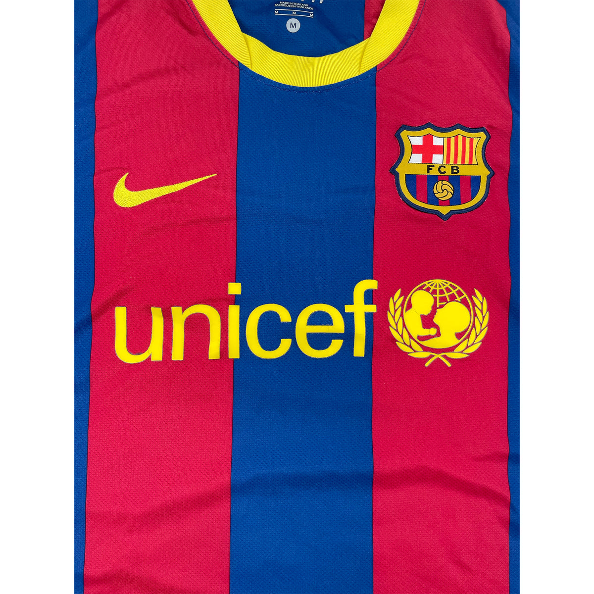 2010-11 Barcelona Thuis Shirt Messi - Oldschool Voetbalshirts