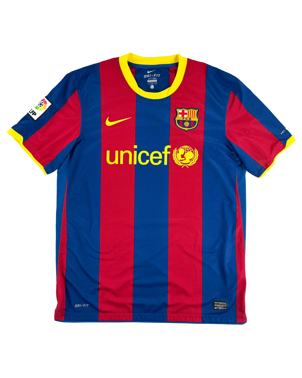 Barcelona - Home Shirt - 2010/11 - Size L