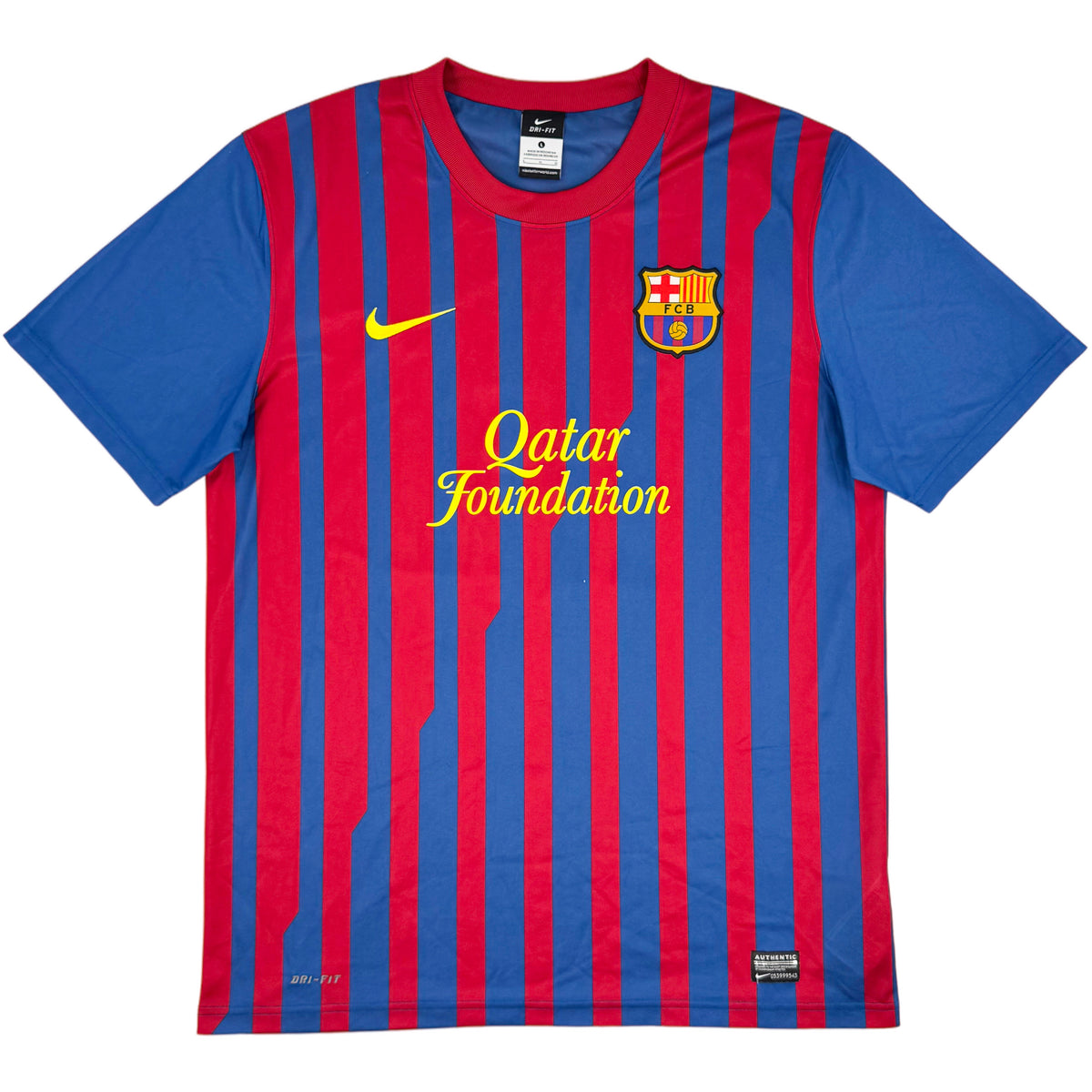 2011-12 Barcelona Thuis Shirt Messi - Oldschool Voetbalshirts