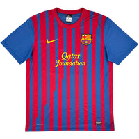 2011-12 Barcelona Thuis Shirt Messi - Oldschool Voetbalshirts