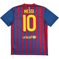 2011-12 Barcelona Thuis Shirt Messi - Oldschool Voetbalshirts