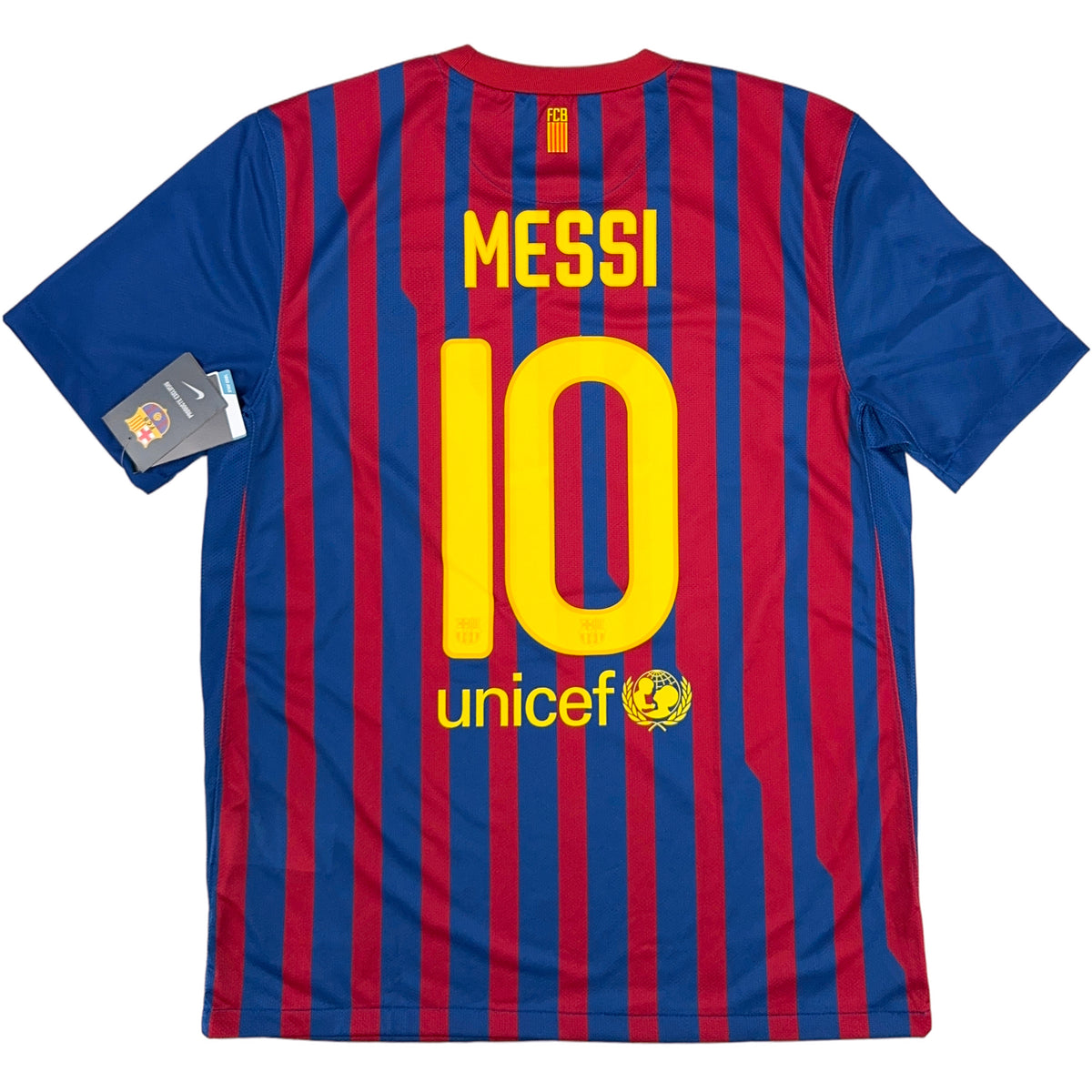 2011-12 Barcelona Thuis Shirt Messi - Oldschool Voetbalshirts