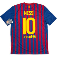 2011-12 Barcelona Thuis Shirt Messi - Oldschool Voetbalshirts