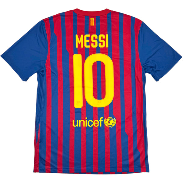 2011-12 Barcelona Thuis Shirt Messi - Oldschool Voetbalshirts