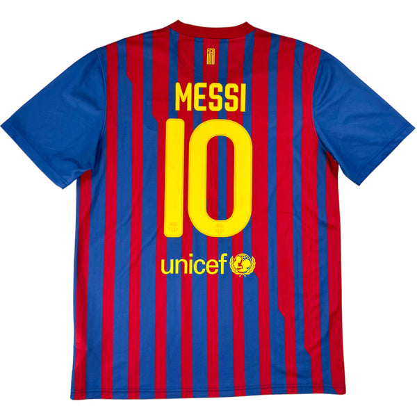 2011-12 Barcelona Thuis Shirt Messi - Oldschool Voetbalshirts