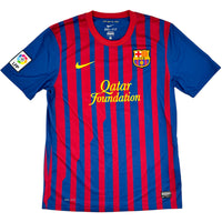 2011-12 Barcelona Thuis Shirt Messi - Oldschool Voetbalshirts