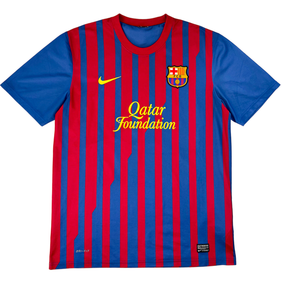 2011-12 Barcelona Thuis Shirt Messi - Oldschool Voetbalshirts