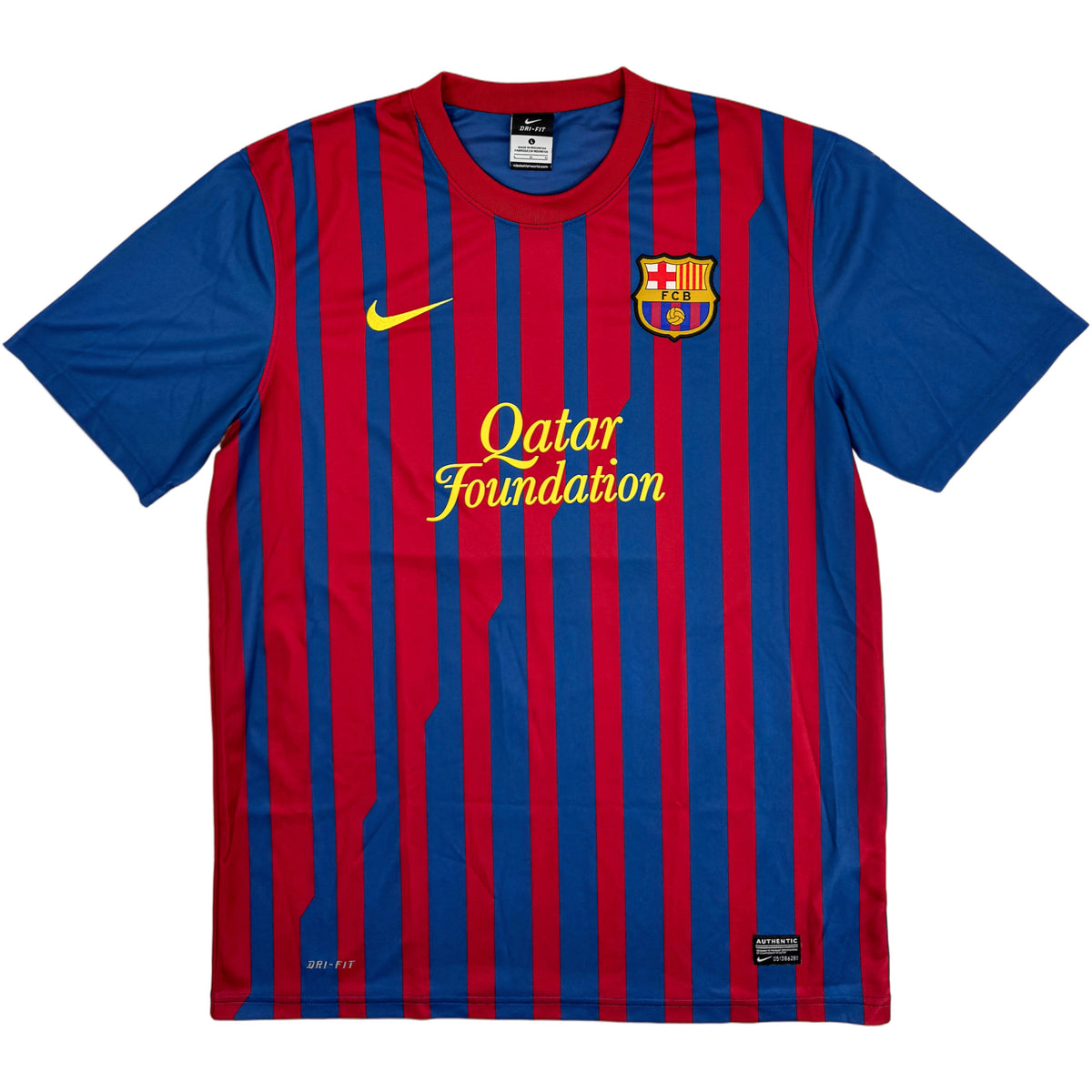 2011-12 Barcelona Thuis Shirt Messi - Oldschool Voetbalshirts