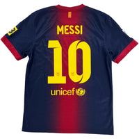 2012-13 Barcelona Thuis Shirt Messi