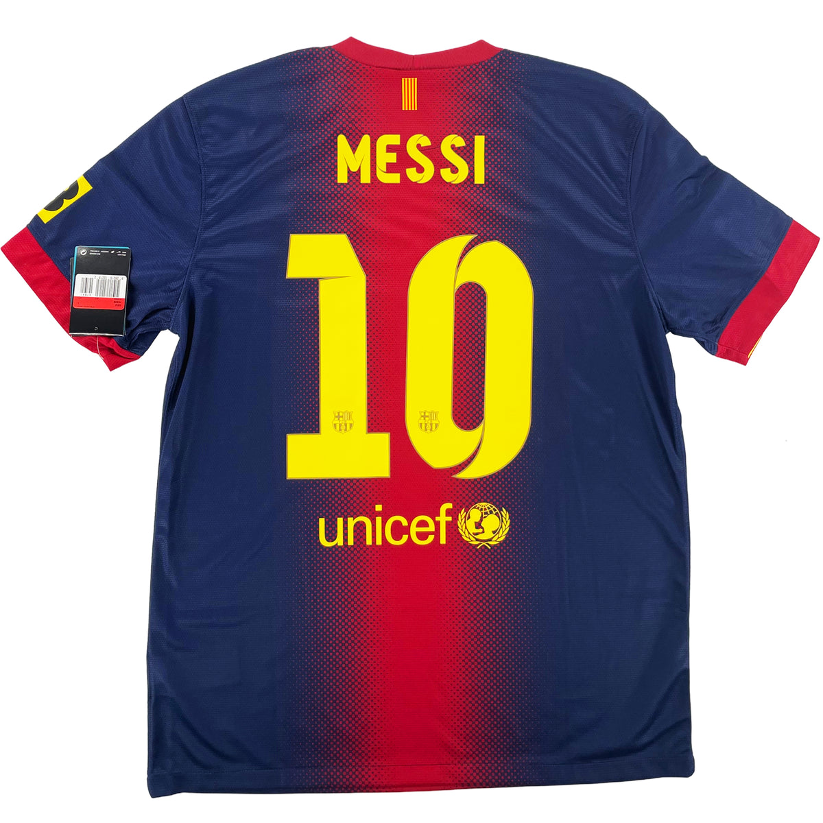 2012-13 Barcelona Thuis Shirt Messi - Oldschool Voetbalshirts