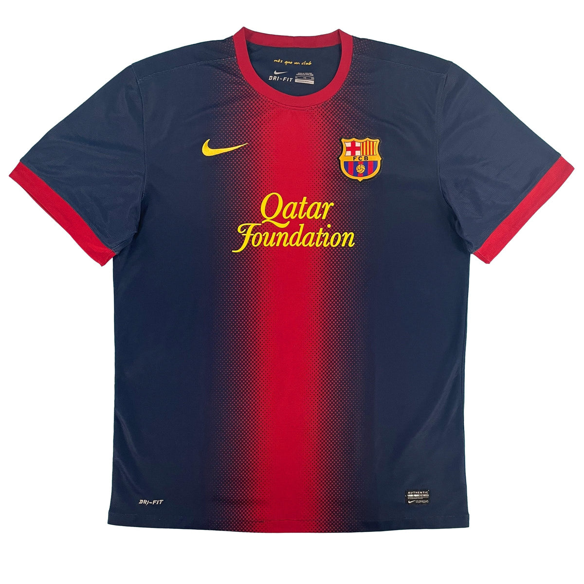 Barcelona - Home Shirt - 2012/13 - Size XL - 9/10