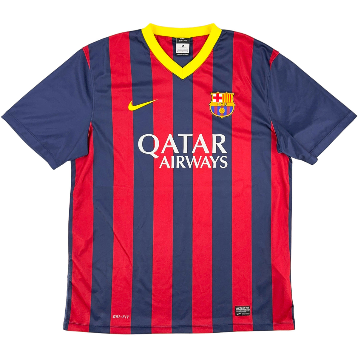 2013-14 Barcelona Thuis Shirt Neymar - Oldschool Voetbalshirts