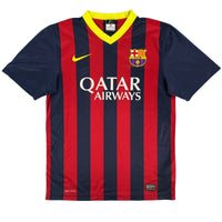 Barcelona - Home Shirt - 2013/14 - Size S - 7/10