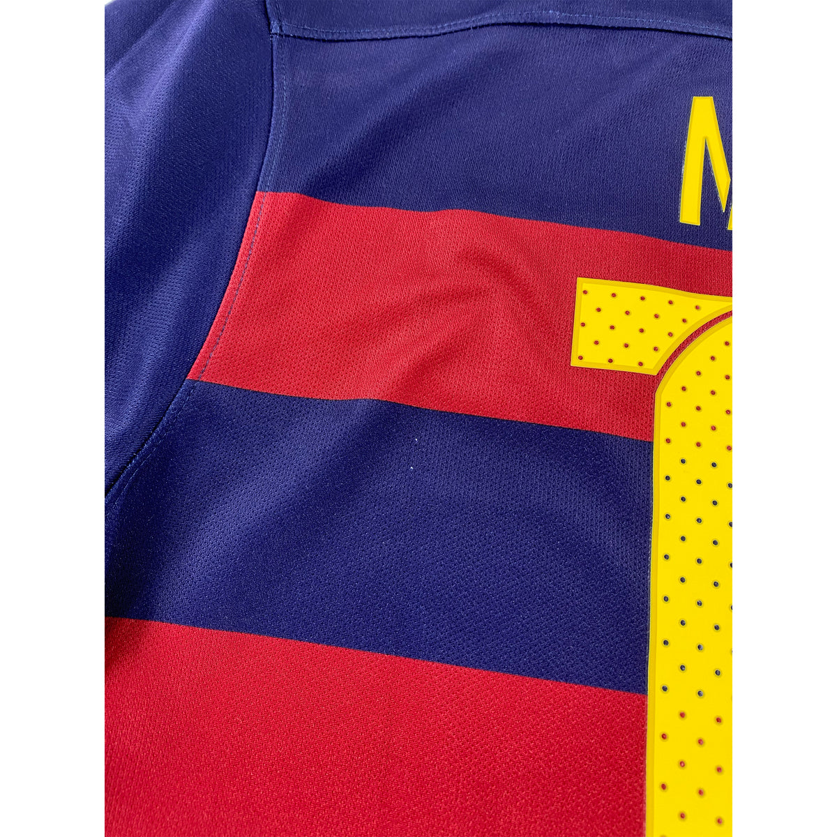 2015-16 Barcelona Thuis Shirt Messi - Oldschool Voetbalshirts