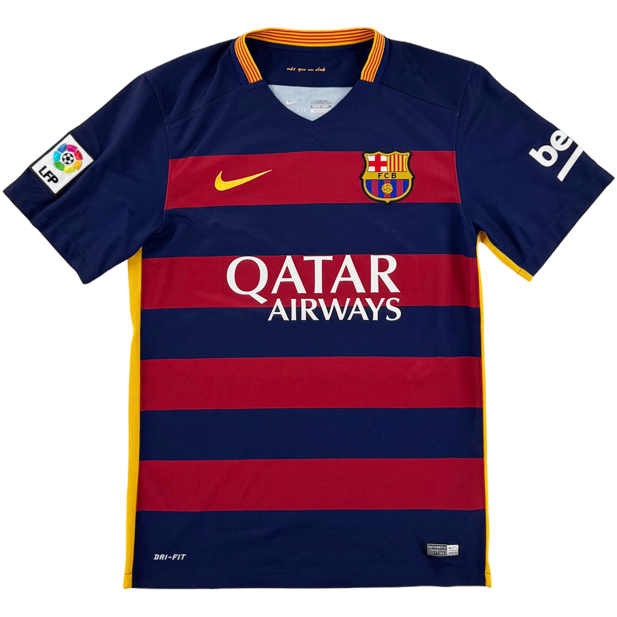 2015-16 Barcelona Thuis Shirt Messi - Oldschool Voetbalshirts