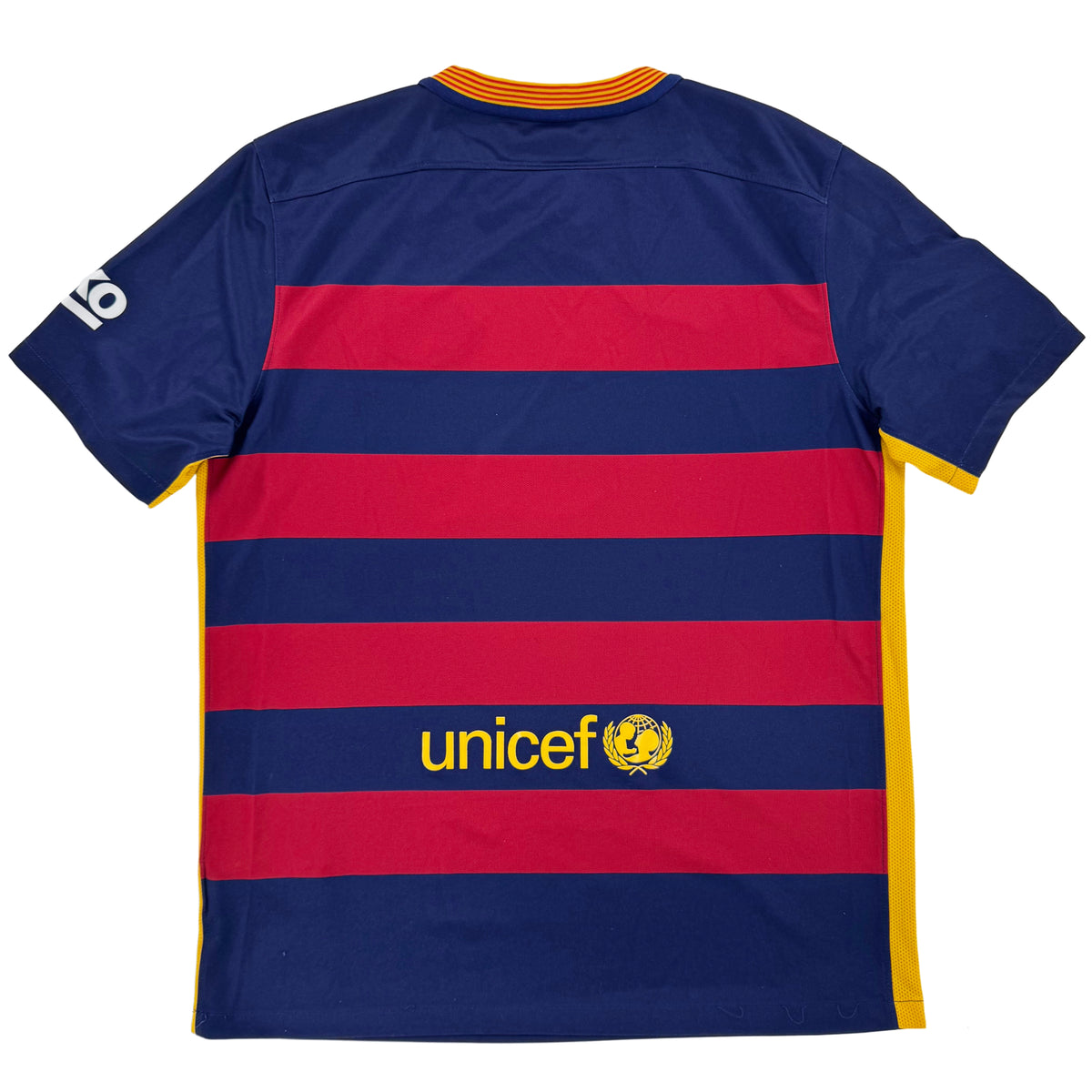 2015-16 Barcelona Thuis Shirt - 8/10 - (L) - Oldschool Voetbalshirts