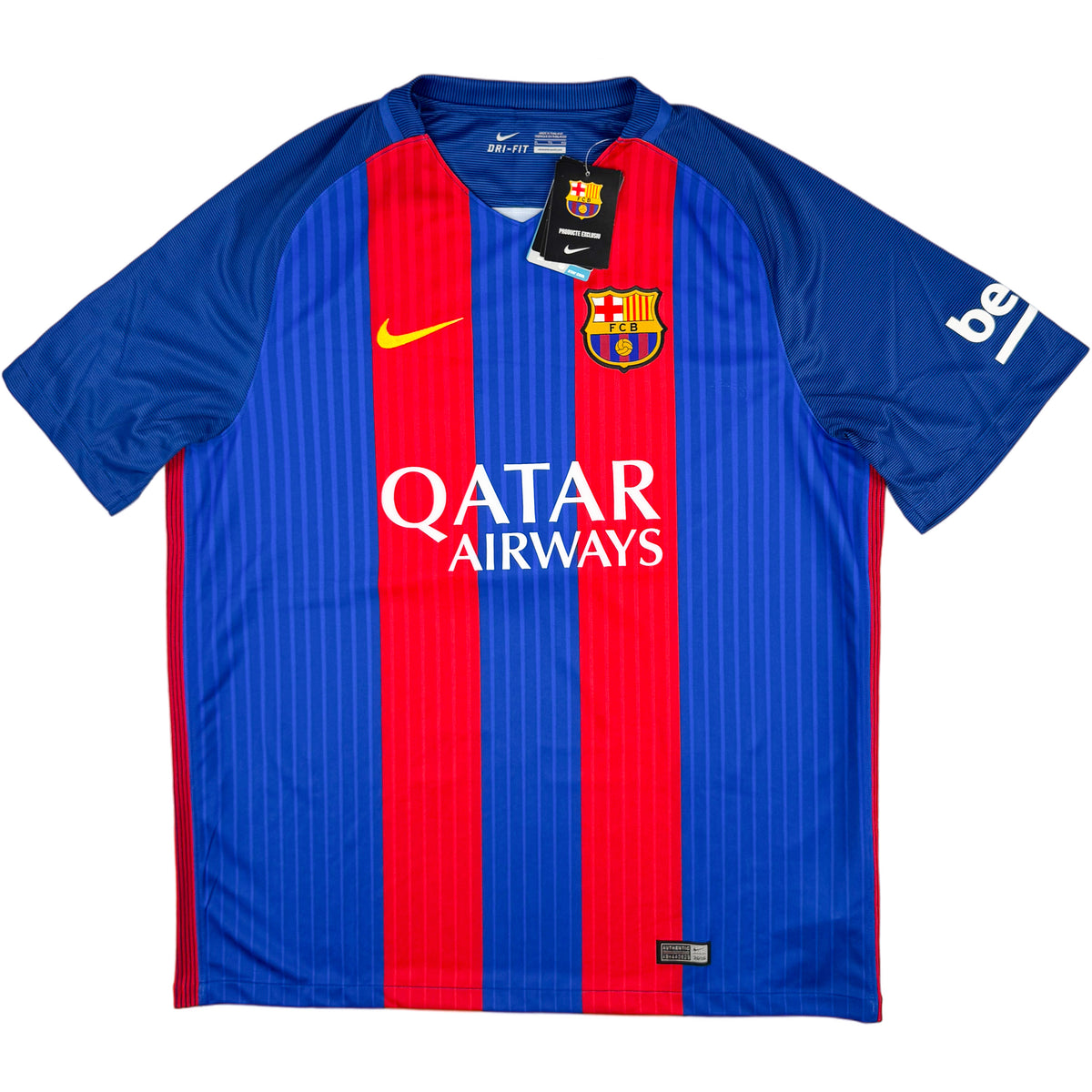 2016-17 Barcelona Thuis Shirt Messi - Oldschool Voetbalshirts