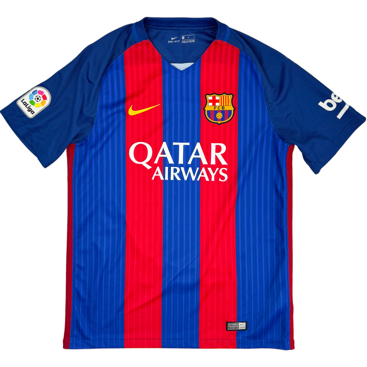 2016-17 Barcelona Thuis Shirt Messi - Oldschool Voetbalshirts