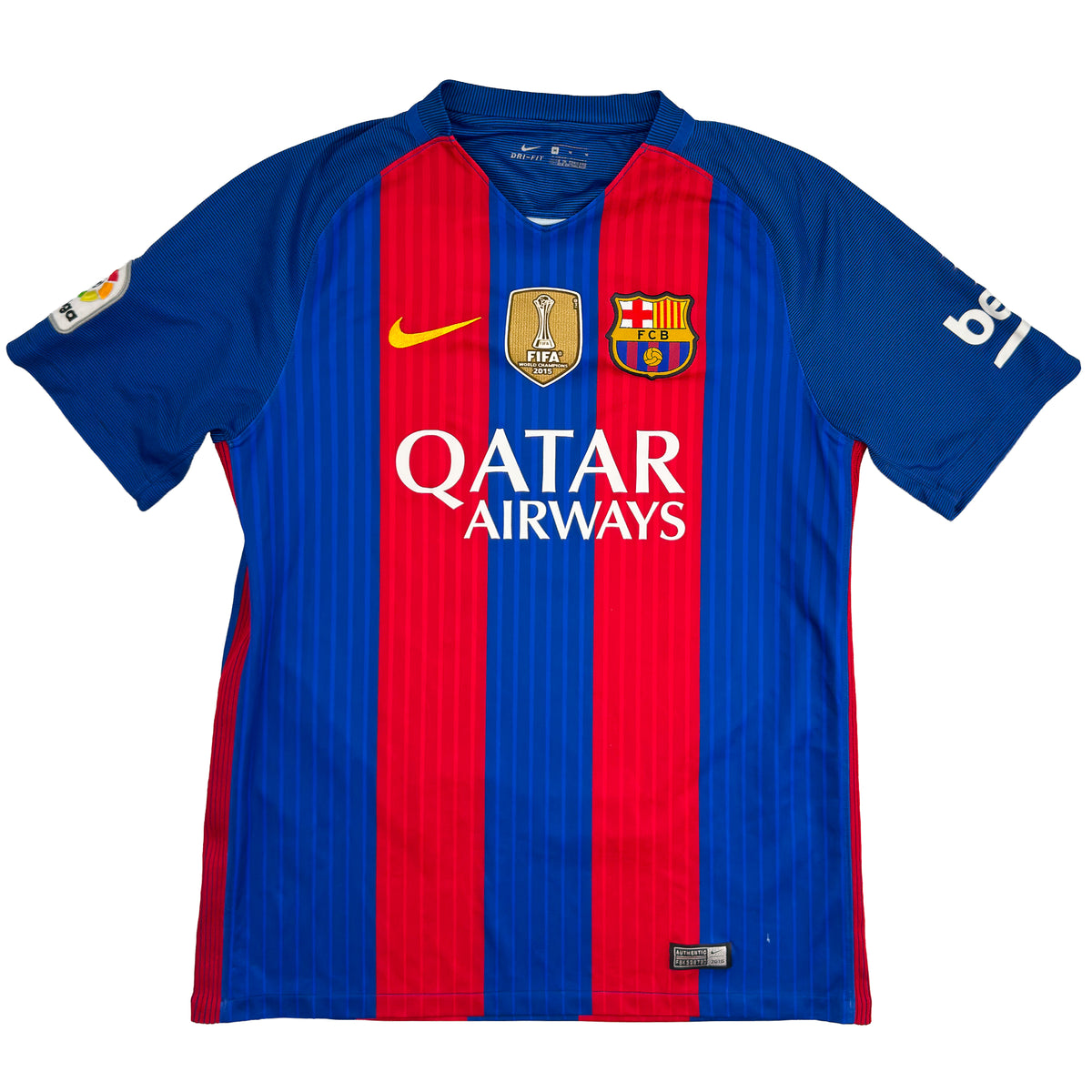 2016-17 Barcelona Thuis Shirt Neymar - Oldschool Voetbalshirts