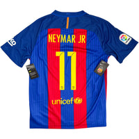 2016-17 Barcelona Thuis Shirt Neymar - Oldschool Voetbalshirts