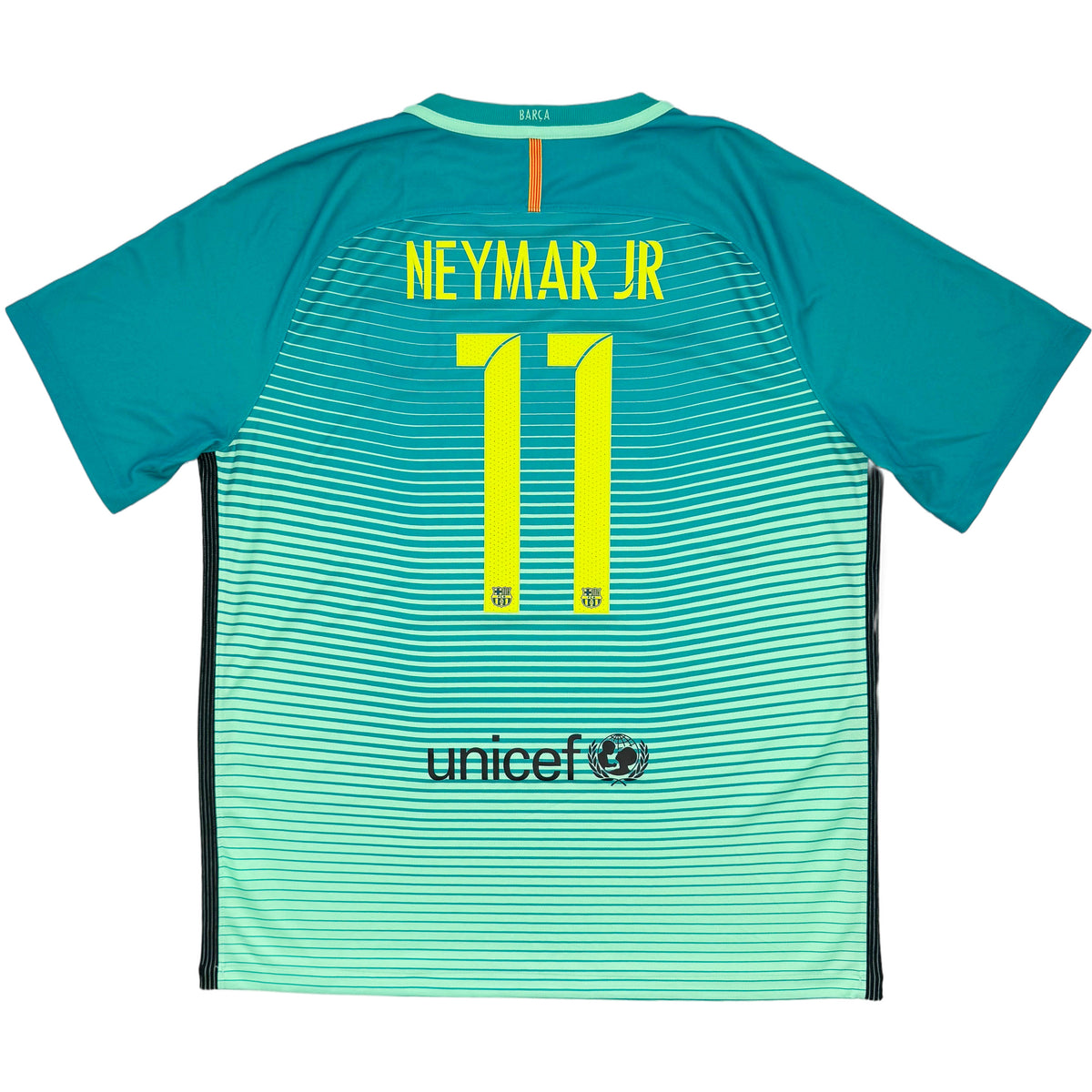 2016-17 Barcelona Derde Shirt Neymar - Oldschool Voetbalshirts