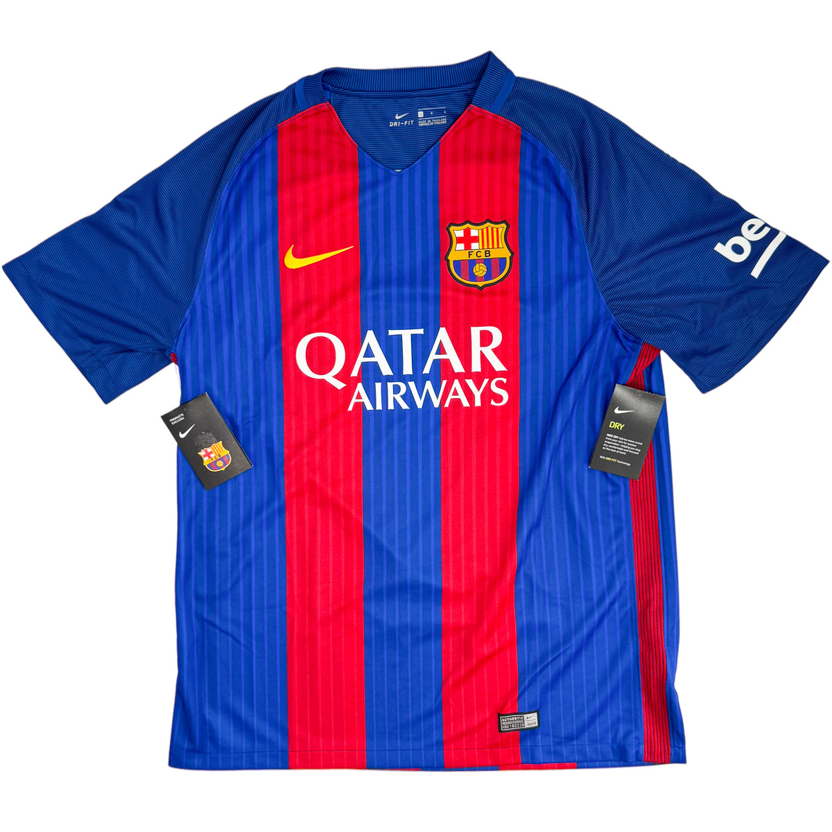 2016-17 Barcelona Thuis Shirt Neymar - Oldschool Voetbalshirts