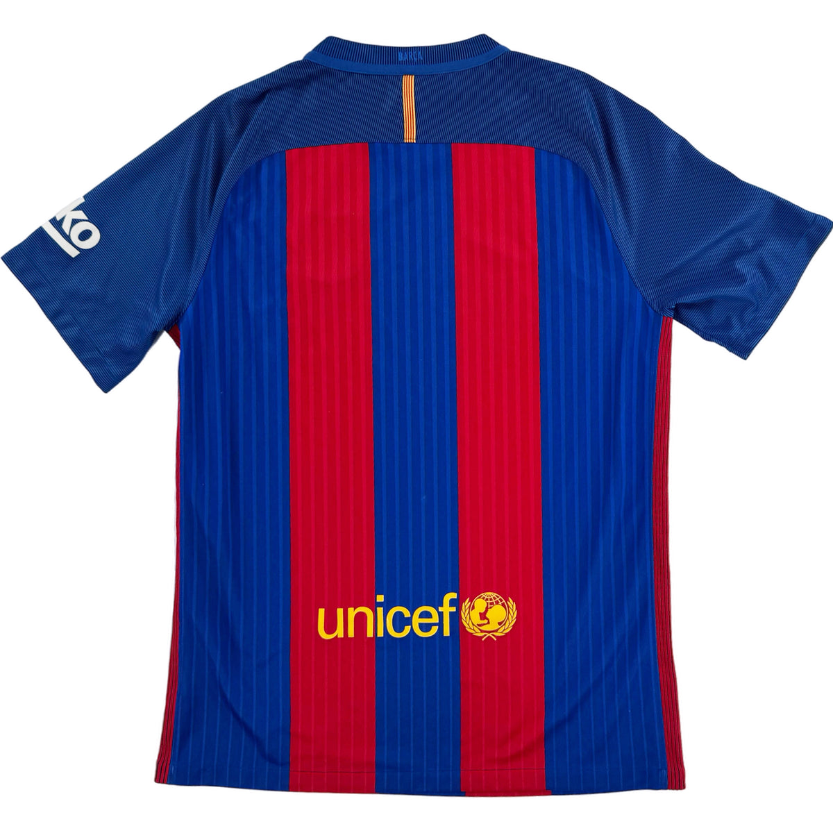 2016-17 Barcelona Thuis Shirt - 9/10 - (M) - Oldschool Voetbalshirts