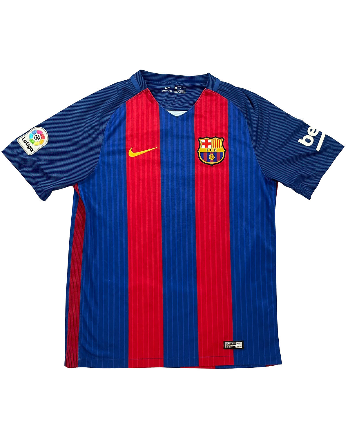 Barcelona - Home Shirt - 2016/17 - Size M