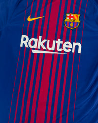 2017-18 Barcelona Thuis Shirt - 8/10 - (M) - Oldschool Voetbalshirts