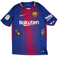 2017-18 Barcelona Thuis Shirt Messi