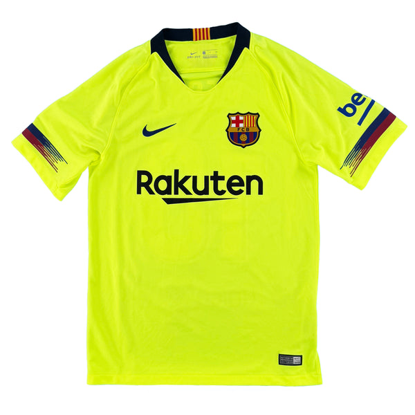 2018-19 Barcelona Uit Shirt Messi #10 - 8/10 - (S) - Oldschool Voetbalshirts